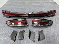 Luces Traseras LED Rojas Nuevas para Porsche Macan 2014-2017, 36W 6000K 3000 Lúmenes 12V, Actualización de Luces Traseras Estilo 2023 Dinámicas