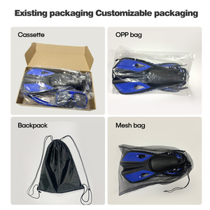 Set <span class=keywords><strong>da</strong></span> Nuoto e Immersione Personalizzato Colorato a Prezzo all'Ingrosso, Attrezzatura per Sport Acquatici, Pinne, Maschera e Boccaglio - Product Image 6