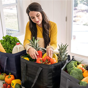 Thêm lớn nhiệm vụ nặng nề cách điện tái sử dụng Tote hàng tạp hóa nhiệt Túi mua sắm Túi lạnh - Product Image 5