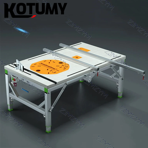 Table de scie élévatrice pliante multifonctionnelle Nouvel établi pour le travail du bois avec roulement - Product Image 3