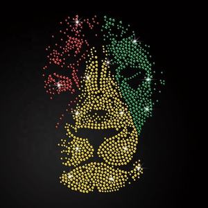 شريط نقل الأحجار الكريمة المخصص بالجملة، شريط لاصق بالحرارة لنقل الأحجار الكريمة على شكل نمر - Product Image 3