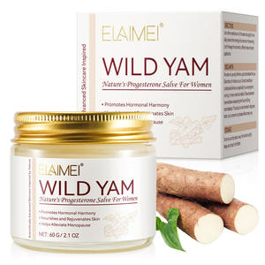 Wild Yam Cream 60g Crème hydratante pour le corps au camélia et au thé vert Doux et non irritant Nourrissant raffermissant la peau - Product Image 2
