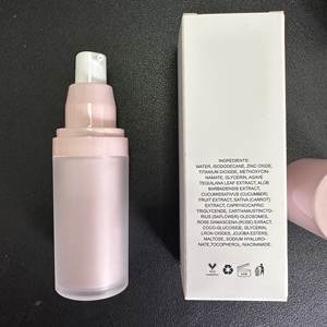 Flacon rose 4 en 1 BB <span class=keywords><strong>CC</strong></span> Sérum Crème Hydratant Teinté SPF Logo personnalisé Marque privée Maquillage Fond de teint liquide - Product Image 2