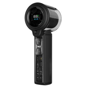 Mini Ventilador de Mano 100 Gear con Rociador de Agua, Ventilador Turbo de Alta Velocidad Recargable de 3000mAh con Pantalla LED, Ventilador Portátil - Product Image 1