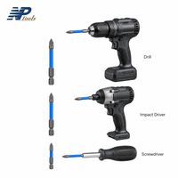 Vente d'usine Naipu : Lot de 10 embouts de tournevis Phillips magnétiques en acier S2 de 50 mm, résistants aux chocs, antidérapants, OEM, pour bricolage