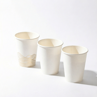 Gobelet en papier kraft biodégradable, écologique, de qualité alimentaire, durable, à paroi simple/double, pour boissons chaudes/froides