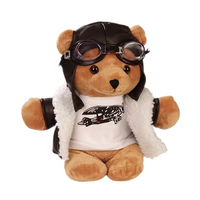Uniforme en peluche, ours en peluche sur mesure, pour pilote, usine