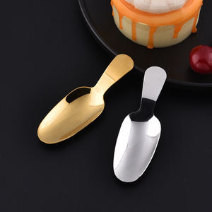 Cuchara de té de acero inoxidable SUS304 al por mayor de diseño moderno cucharas de postre y cuchara de helado cuchara de hielo Morden - Product Image 3