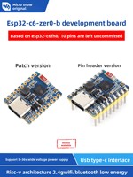 Placa de Desarrollo Mini ESP32-C6FH8 de Wareshare con USB Tipo-C, Rango de Voltaje Amplio de 536V, Compatible con Wi-Fi 6 y 5G