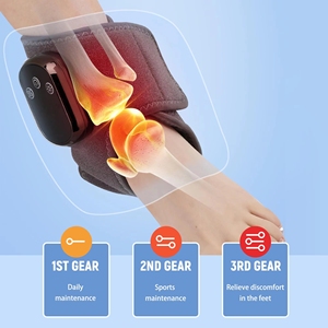 Masajeador de Tobillos Eléctrico Recargable Inalámbrico 2025 con Vibración y Calor, Compresa Caliente, Cinturón de Masaje para Pies - Product Image 3