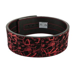 Personalizzato di Formazione di <span class=keywords><strong>Peso</strong></span> Potenza Leva di Sollevamento Della Cinghia Della Pelle Bovina Con Fibbia - Product Image 2