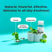 Complément alimentaire interne à base de chlorophylle OEM, déodorant, santé intestinale et cutanée, détoxification et soutien digestif