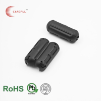 SCRC65 Clip-On Split Ferrite Core ID 7.2*3.6mm EMI RFI Noise Suppressor Power Cable Choke Filter for Small Electronic Equipment