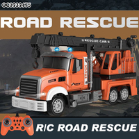 2.4G 1:12 11CH RC radio télécommande grue camion jouet avec musique légère