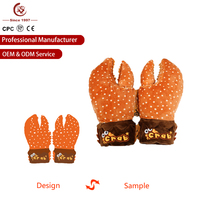 Usine personnalisée unisexe en peluche dessin animé Chef adulte marionnette à doigt personnalisé conception ODM brodé Super doux en peluche conçu sur mesure