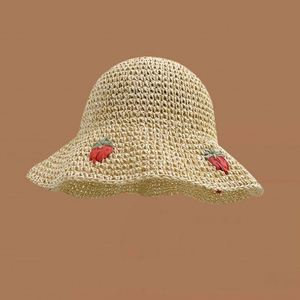 Nueva Colección de Sombreros de Paja Tejida para Mujer, Sombrero de Playa de Verano con Ala Ancha - Product Image 2