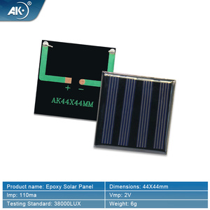 Panneaux solaires époxy poly mini 44X44 0.5V1.5V2V 300 + modèles en stock pour chargement de batterie OEM fournisseur en gros prix d'usine - Product Image 5