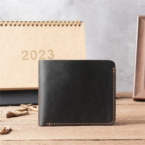 Bifold Cowhide Leather Slim Wallet Multi Card Holder Large Capacity Coins Purse Wallet for Men - Product Image 3