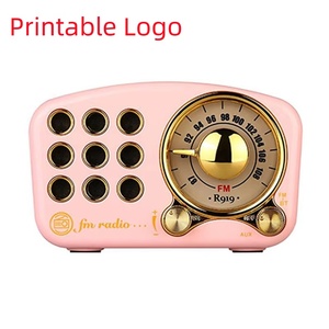 New <b>speaker</b> is a <b>mini</b> retro outdoor creative electronic product featuring a wireless radio and a small <b>speaker</b> - Product Image 1