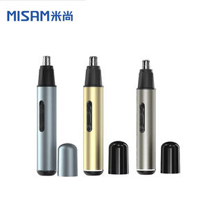 MN-2332 Tondeuse électrique premium <span class=keywords><strong>pour</strong></span> <span class=keywords><strong>poils</strong></span> <span class=keywords><strong>de</strong></span> <span class=keywords><strong>nez</strong></span>, étanche, rechargeable, système <span class=keywords><strong>de</strong></span> sécurité à double lame, indolore, <span class=keywords><strong>pour</strong></span> hommes - Product Image 2