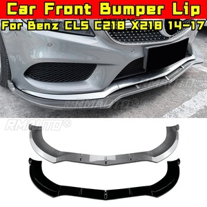 สำหรับ Mercedes Benz CLS Class C218 X218 ปี 2014-2017 AMG ชุดแต่งกันชนหน้า ลิปสปลิตเตอร์ ดิฟฟิวเซอร์ ชุดแต่งตัวถังรถยนต์ ฝาครอบป้องกันกันชน - Product Image 1