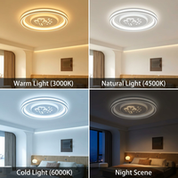 Nouvelle Suspension Plafond Multi-Anneaux Élégante avec Centre Trèfle Artistique et Performance Optimale Offrant une Utilité Supérieure pour les Maisons
