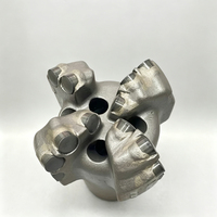 Foret PDC en carbure de tungstène à 4 lames, filetage femelle NW, diamètre de coupe convexe 1308 mm, diamètre 133,4 mm, pour forage de puits