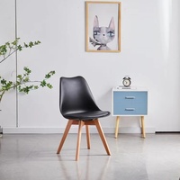 Chaise empilable moderne en polypropylène coloré pour jardin extérieur, chaise de restaurant, chaise de café, chaise de salle à manger, chaise en plastique nordique