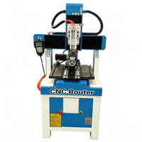 Routeur CNC à arbre vertical 4040 6040 6060 pour le bois, commande DSP simple