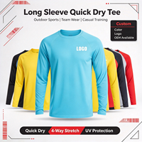 Herren Langarm-T-Shirt mit Eigenem Logo Rundhals Einfarbig für Teamkleidung Freizeitkollektionen und Tägliches Tragen