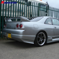 JUN Style fibre de verre pare-chocs arrière Spats pour Nissan Skyline R33 GTST 2pcs Body Parts