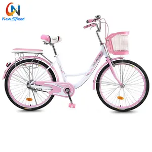 Çin fabrika 26 inç boyutu tekerlekli kadın şehir bisikleti/en çok satan karbon çerçeve şehir bisiklet bisiklet/yüksek kaliteli sabit dişli kadın döngüsü