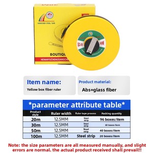 Xây dựng hộ gia đình sợi Băng biện pháp 50m 100.2M Cai Trị ABS nhựa thép không gỉ thuận tiện xây dựng công cụ đo lường - Product Image 3