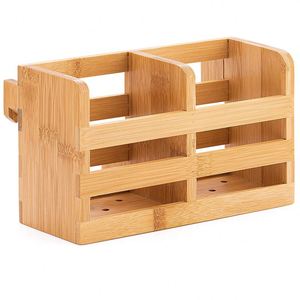 Porte-ustensiles en bambou pour égouttoir à vaisselle - Product Image 4