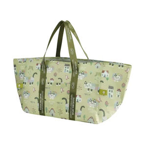 Bolsa de Compras Plegable, Impermeable y Duradera, Aislada con Aluminio, Diseño Único, Fibra de Poliéster + Correa de Cadena de Aluminio - Product Image 2