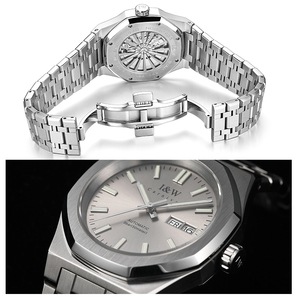 Reloj Mecánico Automático Relox Diver para <span class=keywords><strong>Hombre</strong></span>, Esfera de 41 mm, Acero Inoxidable, Cristal de Alta Calidad, Reserva de Energía <span class=keywords><strong>Citizen</strong></span> Seiko, Diseño Hueco - Product Image 5