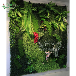 Di alta qualità di <span class=keywords><strong>piante</strong></span> tropicali artificiale di plastica felci crepe fiori hang orchidea verticale pianta verde della parete decorazione di cerimonia nuziale - Product Image 1
