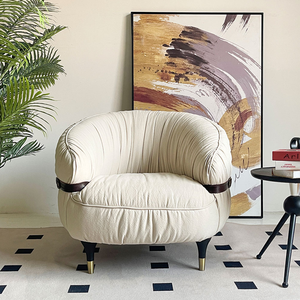 Fauteuil moderne rembourré confortable de détente d'<span class=keywords><strong>accent</strong></span> de zone d'attente de salon d'hôtel de maison de loisirs pour le salon - Product Image 2