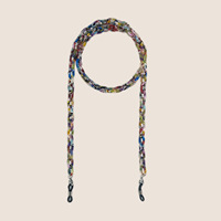 Chaîne d'accessoires pour lunettes unisexe de haute qualité, style punk transfrontalier, en feuille d'acétate et patchwork acétique, avec monture halter, Wenzhou