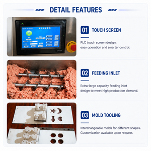 Industrial Meat Forming Machine Automatic <b>Chicken</b> Patty Making Machine For Frying Breading Line - Product Image 5