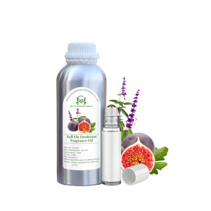 Déodorant Roll-On à l'Huile Parfumée Fig Sage Terrestre, Parfum de Fruits Sucrés, Huiles Parfumées Concentrées Boisées Herbacées - Product Image 1