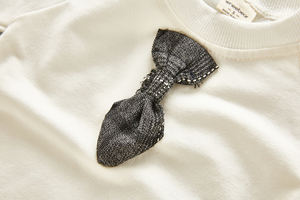 Ensembles de vêtements pour bébé garçon printemps, pantalon, t-shirt à manches longues, nœud papillon, costume trois pièces, robes pour enfants garçons - Product Image 5