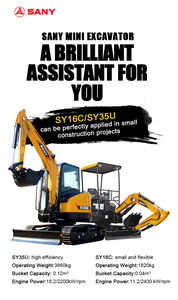 Mini-excavatrice compacte Sany SY26U de 2,5 tonnes, machine de terrassement pour petits terrains, travaux de culture, construction de cours arrière et tâches de terrassement domestiques - Product Image 3