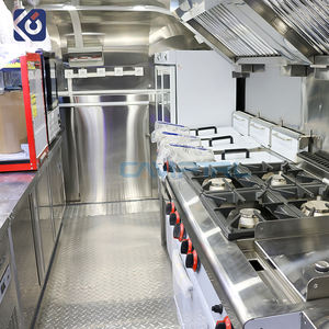 Remorque équipée de nourriture de courant d'air de camion de nourriture avec le chariot mobile de taco de café de kiosque de crème glacée de pleine cuisine - Product Image 6