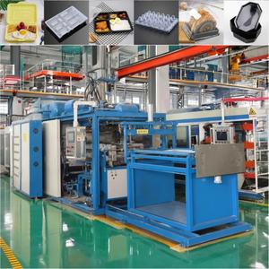 Machines de fabrication de boîtes à lunch en plastique utilisées par expédition directe d'usine Machine à assiettes jetables en plastique Machine de formage sous vide en plastique - Product Image 1