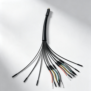 定制 26AWG 同轴线束杜邦连接器母头 2.54mm 压接信号电缆 PCB 连接器 - Product Image 2