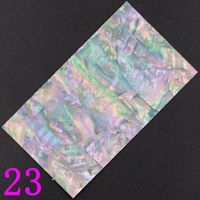 Autocollant pour ongles en feuille entière avec feuille de papier souple gommé pour décoration d'ormeau
