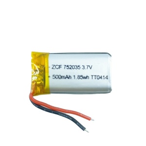 KC Сертифицированный 752035 литий-ионный аккумулятор 500 мАч 3,7 в, перезаряжаемый аккумулятор, литий-полимерный литий-ионный аккумулятор для умного робота - Product Image 5