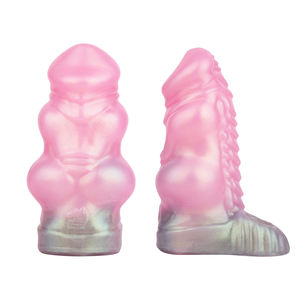 YOCY Silikon Penis Abdeckung mit Stütz stab Fetisch Hunde knoten Dildo Ärmel für Schwanz vergrößerung Wieder verwendbares Kondom Sexspielzeug Für Mann - Product Image 2