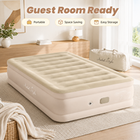 Vente en gros de matelas autogonflants pour adultes, voyage, camping, matelas gonflable de haute qualité pour lit pneumatique simple à usage intérieur